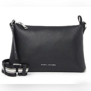 NWT Marc Jacobs The Cosmo Leather Crossbody Bag in Black